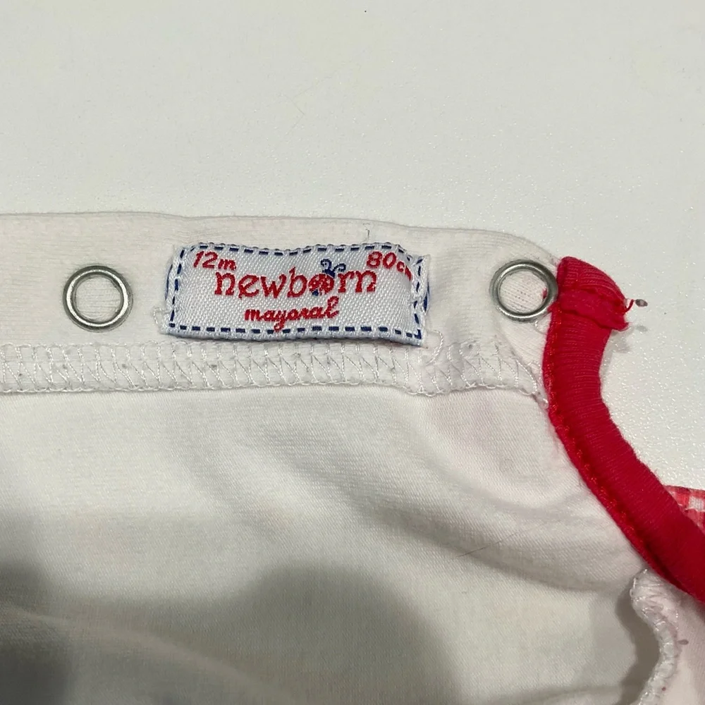 🌼🌼Mayoral Baby’s Newborn Adorned Bodysuit, Size 12 mo